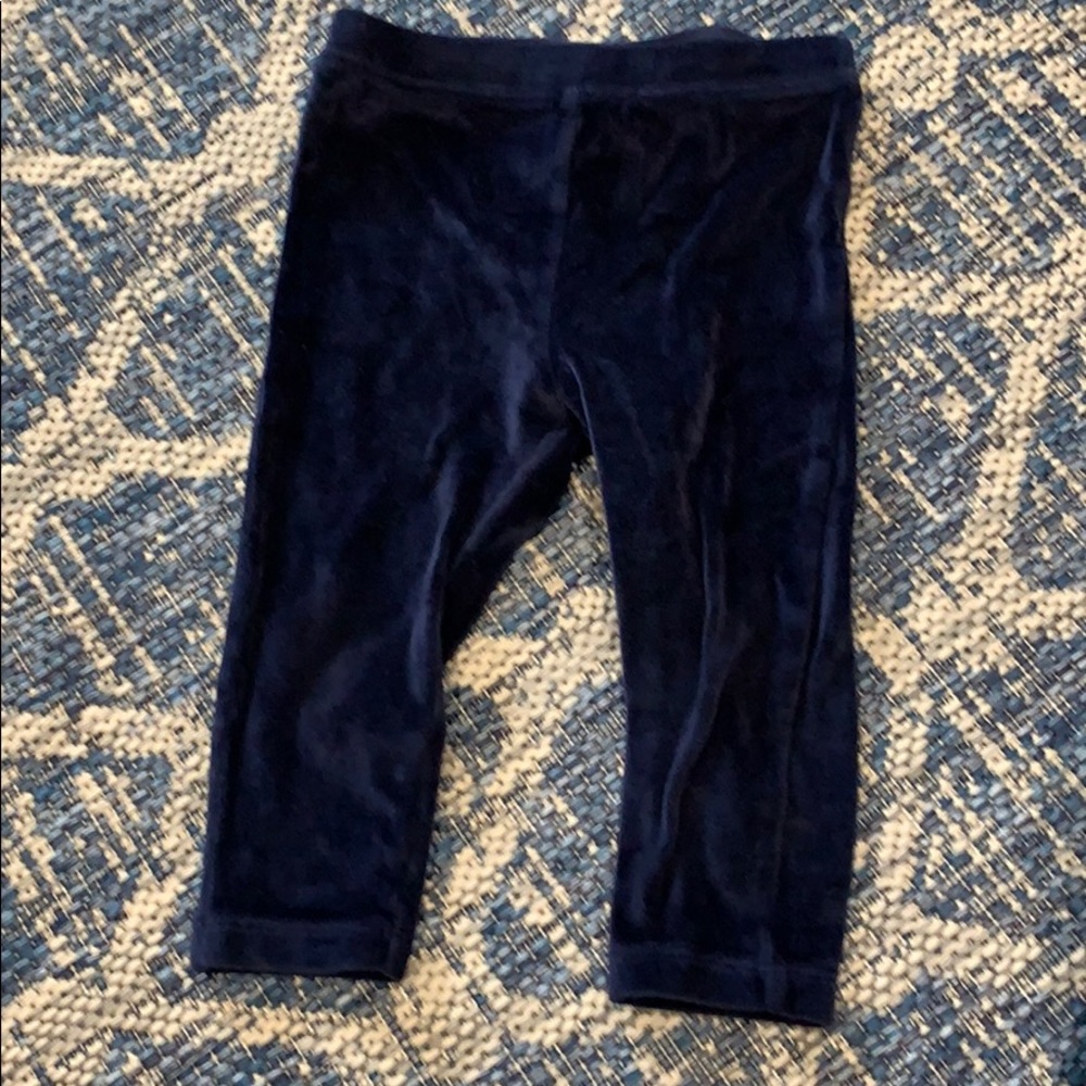 Baby girl velour leggings